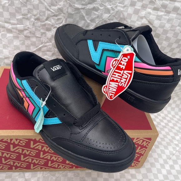 Vans Men’s Lowland Cc (Fader) Black/Multi Sneakers 
VN0A4TZY9OL - Picture 11 of 16